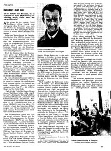 How Der Spiegel reported on the case